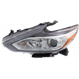 For 2016 2017 2018 Nissan Altima Headlight For Sedan; Halogen; w/o LED DRL; Chrome Bezel (CLX-M0-DS761-B101L-PARENT1)