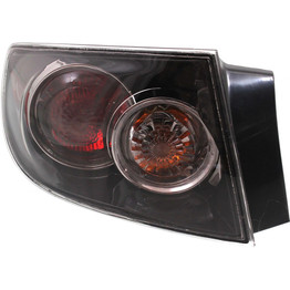 For 2007-2009 Mazda 3 Rear Tail Light Sedan; Std Type; Outer (CLX-M0-MZ252-B100L-PARENT1)