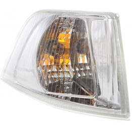 For 2001-2004 Volvo S40 Chrome Turn Signal / Side Marker Light w/ Bulbs Park/Signal Combination w/ Bright Bezel Early Design (CLX-M0-18-0114-00-PARENT1)