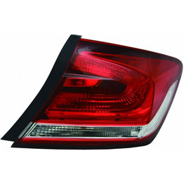 For 2014-2018 Jeep Grand Cherokee Tail Light CAPA Certified Bulbs Included LAREDO|LIMITED|OVERLAND|SUMMIT; w/o Gray Trim; Chrome (CLX-M0-11-6662-00-9-PARENT1)