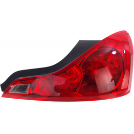 CarLights360: For 2014 2015 INFINITI Q60 Tail Light Assembly Passenger Side w/Bulbs - (DOT Certified) Replacement for IN2801122 (CLX-M1-324-1905R-AF-CL360A2)