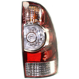 For 2009-2015 Toyota Tacoma Tail Light CAPA Certified Bulbs LED Type w/ Wiring Harness Clear Center Lens (CLX-M0-11-6306-00-9-PARENT1)