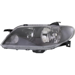 For Mazda Protege Hatchback 2002 2003 Headlight Assembly Unit Metal Coat Bezel Black (CLX-M1-315-1127L-US2-PARENT1)