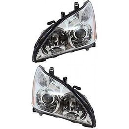 For 2004-2006 Lexus RX330 Headlight HID Type Assembly Unit w/HID lamps; w/o auto adjust (CLX-M0-TY963-A001L-PARENT1)
