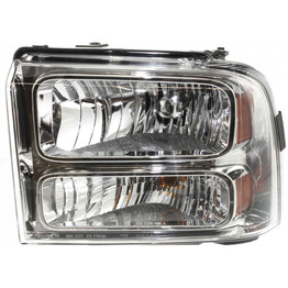 For Ford F-Pickup Super Duty 2012/7/04-2007 Headlight Assembly w/o Harley-Davidson Model Chrome DOT Certified (CLX-M1-329-1128L-AF1-PARENT1)