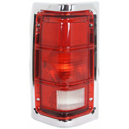 For Dodge Ram/Charger/Pick Up 1987-1993 Tail Light Assembly Unit Chrome Chrome BORDER | CH2808103 | 55054795, 55054697 (CLX-M1-332-1923L-US1-PARENT1)