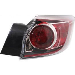 For 2010-2013 Mazda 3 Tail Light DOT Certified Bulbs Included Hatchback; Standard Type (CLX-M0-11-11970-00-1-PARENT1)