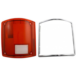 For Chevy Blazer/Jimmy/Suburban/C10 Tail Light 1973-1991  w/Chrome Trim Fleetside GM2800122 (CLX-M0-00-332-1925L-S1-PARENT1)