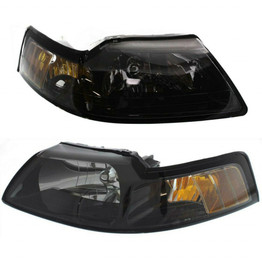 Fits Ford Mustang Headlight 2001 02 03 2004 CAPA Certified For FO2502177C (CLX-M1-330-1173L-UC2-PARENT1)