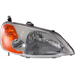 CarLights360: For 2001 2002 2003 Honda Civic Headlight Assembly DOT Certified w/ Bulbs (Vehicle Trim: Sedan) (CLX-M0-20-5950-00-1-CL360A1-PARENT1)