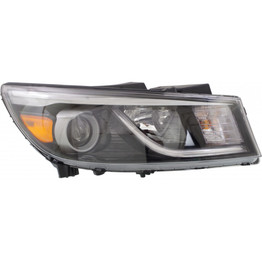 CarLights360: For 2017 2018 Kia Sedona Headlight Assembly DOT Certified w/ String LED w/ Bulbs Halogen Type (Vehicle Trim: EX ; LX) (CLX-M0-20-9652-90-1-CL360A1-PARENT1)