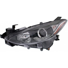 KarParts360: For 2014 2015 2016 MAZDA 3 Headlight Assembly w/Bulbs (CLX-M0-MZ270-B101L-CL360A1-PARENT1)