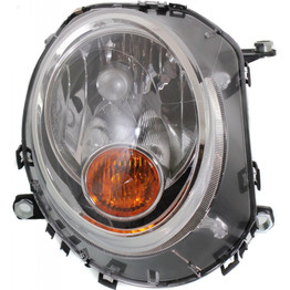CarLights360: For 2007 - 2013 Mini Cooper Headlight Assembly DOT Certified W/ Amber Reflector w/Bulbs Halogen Type (CLX-M0-20-6888-00-1-CL360A1-PARENT1)