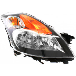 CarLights360: For 2008 2009 Nissan Altima Headlight Assembly CAPA Certified Gray Bezel w/Bulbs Halogen Type (Vehicle Trim: Sedan) (CLX-M0-20-6828-90-9-CL360A1-PARENT1)