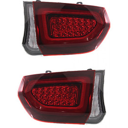 CarLights360: For 2015 2016 2017 2018 2019 Chrysler 300 Tail Light Assembly Driver and Passenger Side DOT Certified Black w/Bulbs - Replaces CH2800212 CH2801212 (PLX-M0-11-6826-90-1-CL360A1)