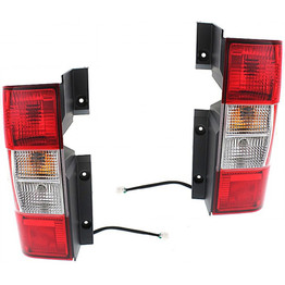 CarLights360: For 2012 - 2017 Nissan NV1500 NV 2500 NV3500 Tail Light Assembly Driver and Passenger Side DOT Certified w/Bulbs - Replaces NI2800198 NI2801198 (PLX-M0-11-6610-00-1-CL360A3)