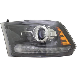 KarParts360: For 2016 2017 2018 2019 RAM 3500 Head Light Assembly  Side w/Bulbs (Black Housing)  Replaces CH2502289 CAPA Certified (CLX-M0-334-1137L-ACN2-CL360A4-PARENT1)