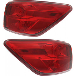 CarLights360: For 2017 2018 Nissan Pathfinder Tail Light Assembly Driver and Passenger Side DOT Certified w/Bulbs - Replaces NI2804109 NI2805109 (PLX-M0-11-6960-00-1-CL360A1)