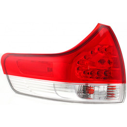 CarLights360: For Toyota Sienna Tail Light Assembly 2011 2012 Driver Side CE DOT Certified For TO2804107 (CLX-M0-11-6346-00-1-CL360A2)
