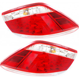 CarLights360: For 2012 2013 2014 Nissan Murano Tail Light Assembly Driver and Passenger Side DOT Certified w/Bulbs - Replaces NI2800205 NI2801205 (Vehicle Trim: From 03/2012) (PLX-M0-11-6456-90-1-CL360A1)