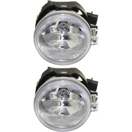 CarLights360: For Jeep Compass Fog Light 2010 Driver and Passenger Side | Pair | w/ Bulbs | DOT Certified CH2592142