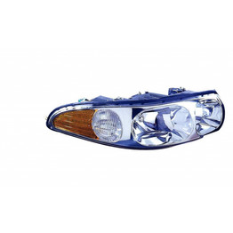 CarLights360: For 2000 BUICK LESABRE Head Light Assembly Passenger Side w/Bulbs - Replacement for GM2503205 (CLX-M1-335-1103R-ASNZ-CL360A1)
