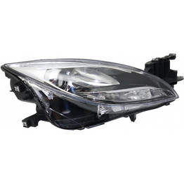 CarLights360: For 2011 MAZDA 6 Head Light Assembly Passenger Side (Black Housing) - (DOT Certified) Replacement for MA2519141 (CLX-M1-315-1146R-UF2-CL360A2)