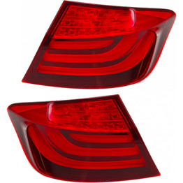 For BMW 528i / 535i / 550i Tail Light 2011 2012 2013 Pair Driver and Passenger Side Outer SedanLED For BM2804105 | 63 21 7 203 231 (PLX-M0-11-11978-00-CL360A55)