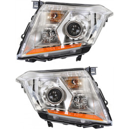 For Cadillac SRX Headlight 2010 11 12 2013 Pair Driver and Passenger Side Halogen Type GM2502345 | 22853872 (PLX-M0-20-9144-00-CL360A55)
