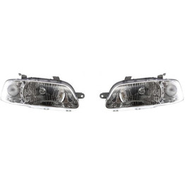 For Chevy Aveo Hatchback Headlight 2004 2005 2006 Pair Driver and Passenger Side For GM2502241 | 96540253 (PLX-M0-20-6552-01-CL360A56)