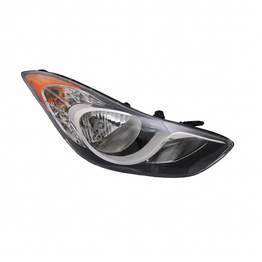 Fits Hyundai Elantra Headlight 2011 2012 2013 Passenger Side Sedan CAPA Certified For HY2503161 | 92102-3Y000 (CLX-M0-20-12551-00-9)