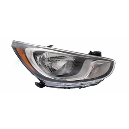 Fits Hyundai Accent Headlight Assembly 2012 13 14 2015 Passenger Side CAPA Certified Bulbs Included HY2503163 | 92102-1R010 ;Hatchback (CLX-M0-20-12693-00-9)