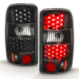 ANZO For GMC Sierra 1500 2000-2006 Tail Lights Led Black/Clear | (TLX-anz311298-CL360A83)