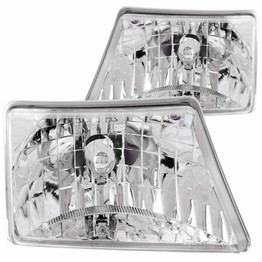 ANZO For Ford Ranger 1998 1999 2000 Crystal Headlights Chrome | (TLX-anz111037-CL360A70)