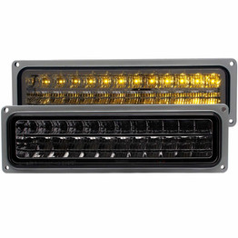 ANZO For GMC Jimmy 1992 92 93 94 95 96 97 1998 LED Parking Lights Smoke | (TLX-anz511068-CL360A78)