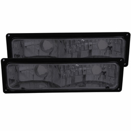 ANZO For GMC C1500/C3500 1998 1999 2000 Euro Parking Lights Smoke | (TLX-anz511034-CL360A71)