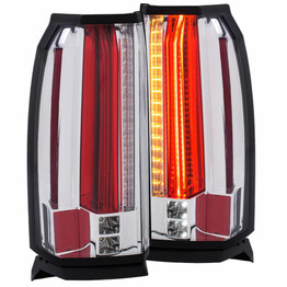 ANZO For GMC Yukon XL 2015 2016 2017 2018 2019 Tail Lights LED Chrome | (TLX-anz311277-CL360A71)