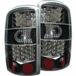 ANZO For GMC Yukon XL 1500 2000-2006 Tail Lights LED Black | (TLX-anz311003-CL360A70)