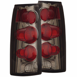 ANZO For GMC V3500/R3500 1988 1989 1990 1991Tail Lights Smoke 3D Style | (TLX-anz211155-CL360A82)