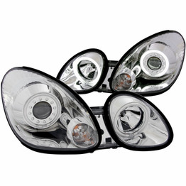 ANZO For Lexus GS400 1998 1999 2000 Projector Headlights w/ Halo Chrome | (TLX-anz121143-CL360A72)