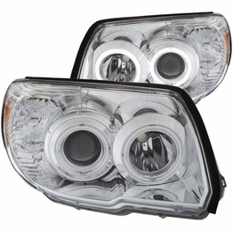 ANZO For Toyota 4Runner 2006 2007 2008 2009 Projector Headlights w/ Halo Chrome | (TLX-anz111321-CL360A70)