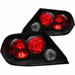 ANZO For Mitsubishi Lancer 2002 2003 Tail Lights Black | (TLX-anz221086-CL360A70)