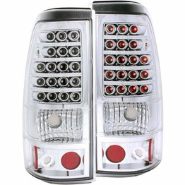 ANZO For Chevy Silverado 1500 2003 04 05 2006 Tail Lights LED Chrome | (TLX-anz311008-CL360A73)