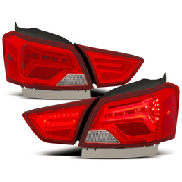 ANZO For Chevy Impala 2014 2015 2016 2017 2018 Tail Lights LED Red/Clear | (TLX-anz321346-CL360A70)