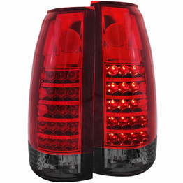 ANZO For Chevy R3500 1990 Tail Lights LED Red/Smoke | (TLX-anz311157-CL360A79)