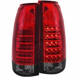 ANZO For Chevy R3500 1990-1991 Tail Lights LED Red/Smoke | (TLX-anz311157-CL360A78)