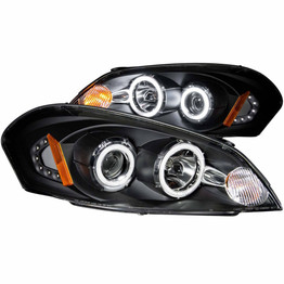 ANZO For Chevy Monte Carlo 2006 2007 Projector Headlights w/ Halo Black | (TLX-anz121236-CL360A70)