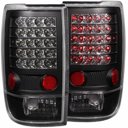 ANZO For Ford Expedition 1997 1998 1999 2000 2001 2002 Tail Lights LED Black | (TLX-anz311021-CL360A70)