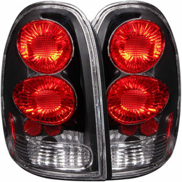 ANZO For Dodge Caravan 1996 1997 1998 1999 2000 Tail Lights Black | (TLX-anz211039-CL360A71)