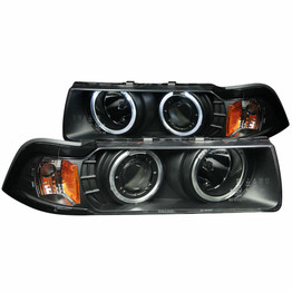 ANZO For BMW 325is 1996 1997 1998 Projector Headlight w/ Halo Black (CCFL) G2 | (TLX-anz121011-CL360A74)